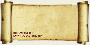 Hana Strinić vizit kartica